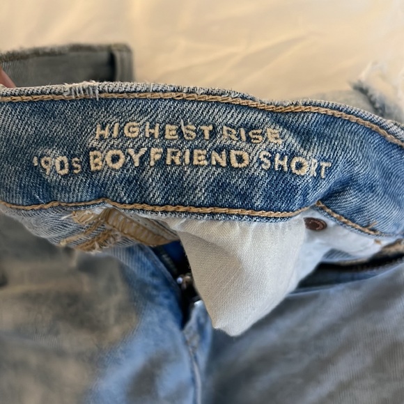 AE Strigid Denim Highest Waist '90s Boyfriend Short - Picture 3 of 6